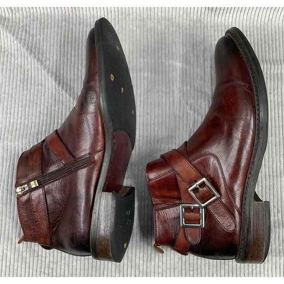 Men\'s Brown Leather Chukka Boots main image 5